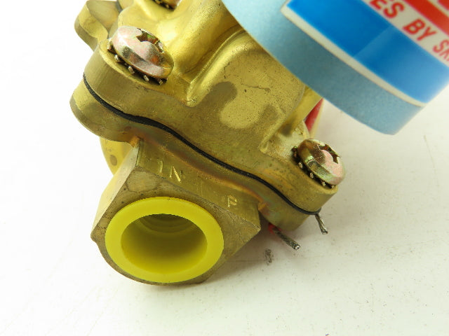 Lancer 2LB2RBM230 2-Way Skinner Solenoid Valve 1/2"NPT N.C. 0-100psi 120v