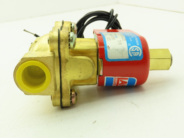 Lancer 2LB1HBG4125 2-Way Skinner Solenoid Valve 1/2"NPT N.O. 0-125psi 120v