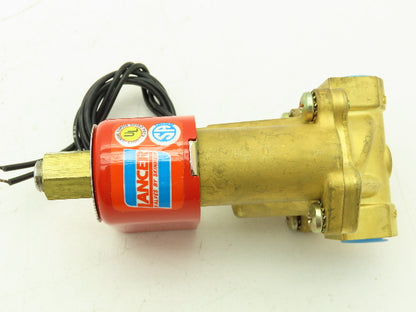 Lancer 2LF1HBG3127 2-Way Skinner Steam Solenoid Valve 3/8"NPT N.O. 5-125psi 120v