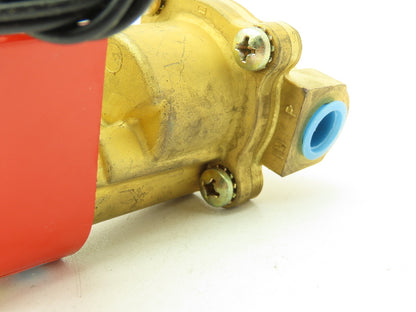 Lancer 2LF1HBG3127 2-Way Skinner Steam Solenoid Valve 3/8"NPT N.O. 5-125psi 120v