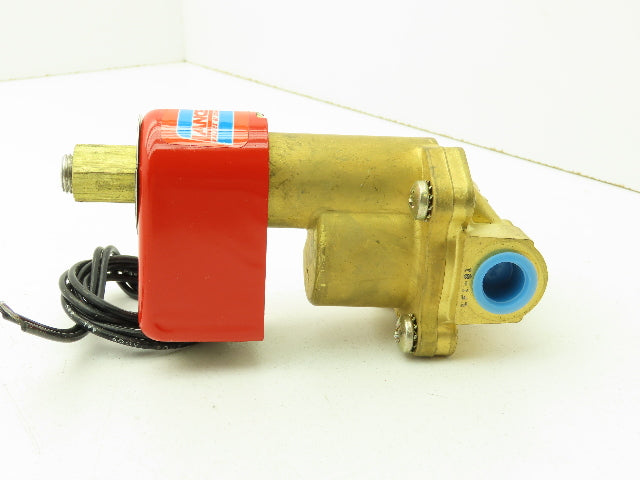 Lancer 2LF1HBG3127 2-Way Skinner Steam Solenoid Valve 3/8"NPT N.O. 5-125psi 120v