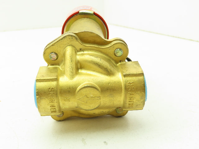 Lancer 2LF1HBG3127 2-Way Skinner Steam Solenoid Valve 3/8"NPT N.O. 5-125psi 120v