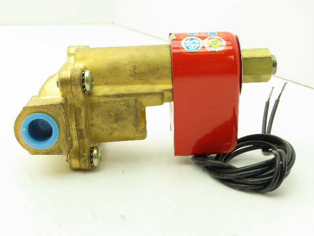 Lancer 2LF1HBG3127 2-Way Skinner Steam Solenoid Valve 3/8"NPT N.O. 5-125psi 120v