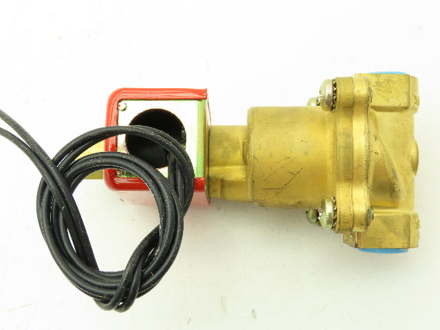 Lancer 2LF1HBG3127 2-Way Skinner Steam Solenoid Valve 3/8"NPT N.O. 5-125psi 120v