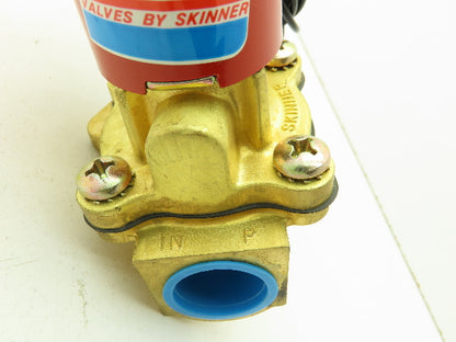 Lancer 2LE1HBG5052 2-Way Skinner Steam Solenoid Valve 3/4" NPT N.O. 0-50psi 120v