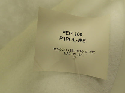 PEG100 P1POL-WE Polyester Felt Liquid Filter Bag 200 Micron Sz 1 (16") Box of 50
