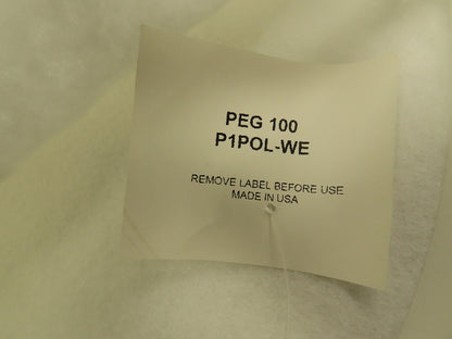 PEG100 P1POL-WE Polyester Felt Liquid Filter Bag 200 Micron Sz 1 (16") Box of 50