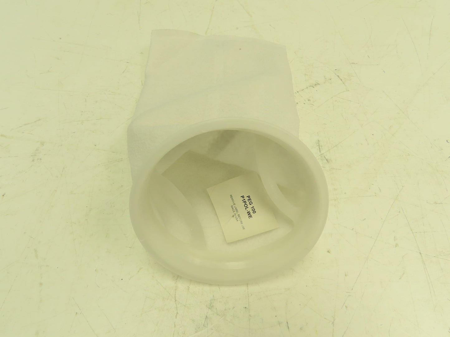 PEG100 P1POL-WE Polyester Felt Liquid Filter Bag 200 Micron Sz 1 (16") Box of 50