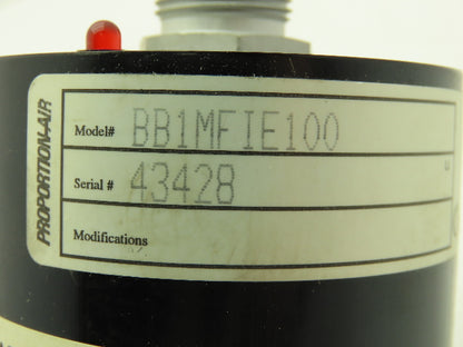 Proportional Air BB1MFIE100 Electro-Pneumatic Transducer Proportional Valve