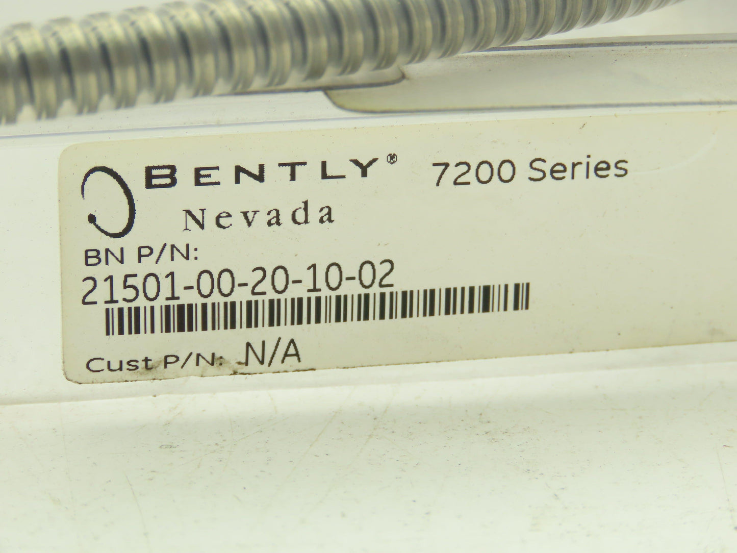 Bently Nevada 21501-00-20-10-02 Eddie Current Probe 7200 Series Fiber Optic