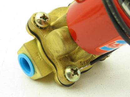 Lancer 2LB26L110 2-Way Brass Skinner Solenoid Valve 3/8" NPT N.C. 0-40psi 24VDC
