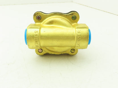 Lancer 2LB26L110 2-Way Skinner Solenoid Valve 3/8" NTP N.C. 0-40psi MISSING COIL
