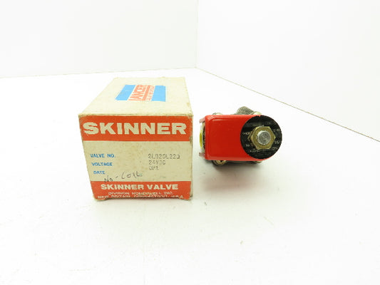 Lancer 2LB26L220 2-Way Skinner Solenoid Valve 1/2" NPT N.C. 0-40psi MISSING COIL
