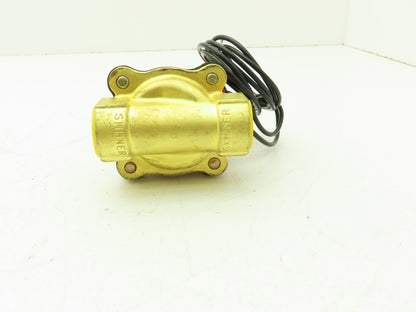 Lancer 2LE1HB4052 2-Way Skinner Steam Solenoid Valve 1/2" NPT N.O. 0-50psi 120v