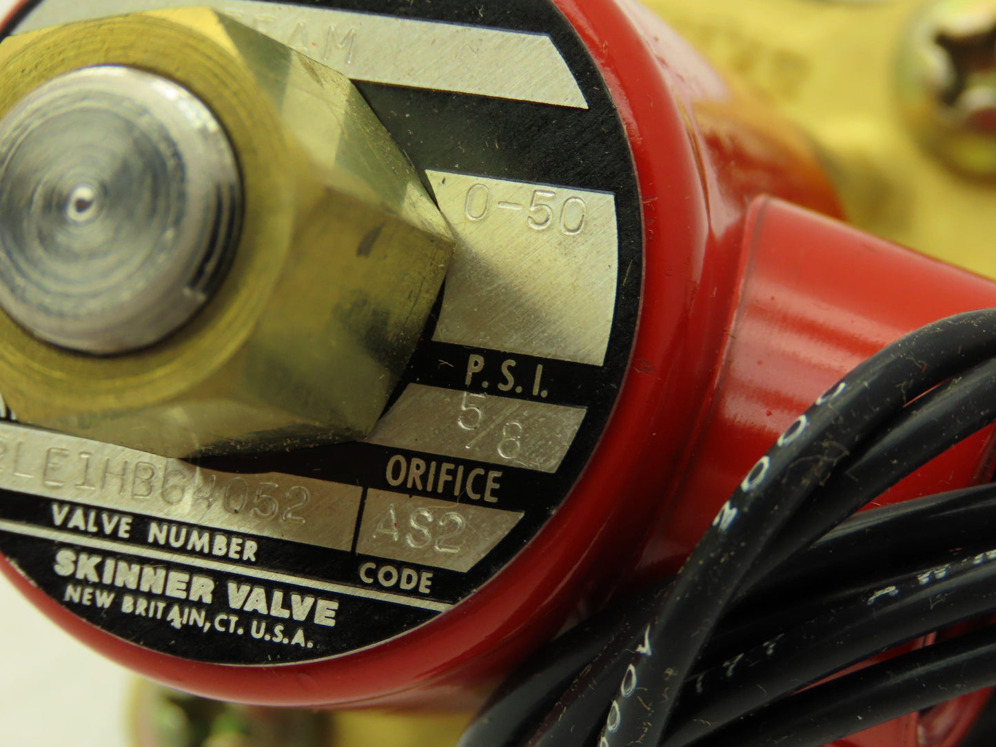 Lancer 2LE1HB4052 2-Way Skinner Steam Solenoid Valve 1/2" NPT N.O. 0-50psi 120v