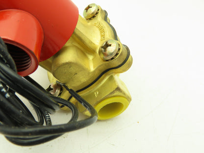 Lancer 2LE1HB4052 2-Way Skinner Steam Solenoid Valve 1/2" NPT N.O. 0-50psi 120v