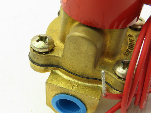 Lancer 2LB26LB3041 2-Way Skinner Solenoid Valve 3/8" NPT N.C. 0-40psi 12VDC