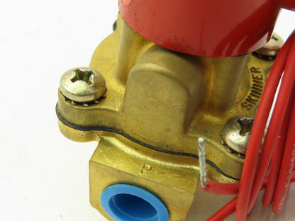 Lancer 2LB26LB3041 2-Way Skinner Solenoid Valve 3/8" NPT N.C. 0-40psi 12VDC