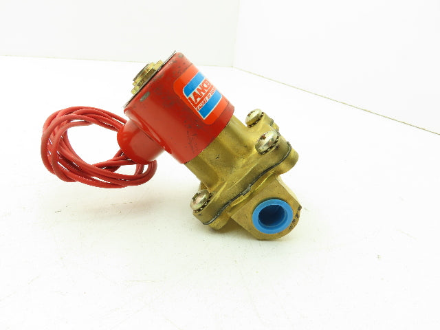 Lancer 2LB26LB3041 2-Way Skinner Solenoid Valve 3/8" NPT N.C. 0-40psi 12VDC