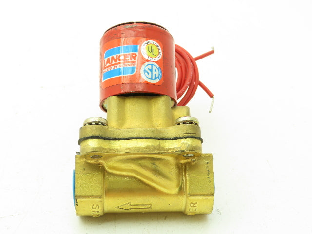 Lancer 2LB26LB3041 2-Way Skinner Solenoid Valve 3/8" NPT N.C. 0-40psi 12VDC