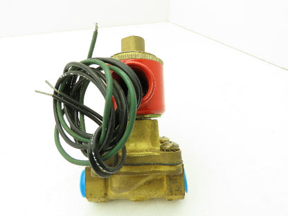 Lancer 4LB1HB3125N 2-Way Skinner Solenoid Valve 3/8" NPT N.O. 0-125psi 24VDC