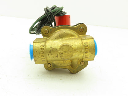 Lancer 4LB1HB3125N 2-Way Skinner Solenoid Valve 3/8" NPT N.O. 0-125psi 24VDC