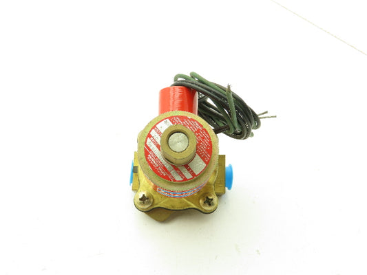 Lancer 4LB1HB3125N 2-Way Skinner Solenoid Valve 3/8" NPT N.O. 0-125psi 24VDC