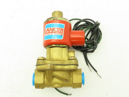 Lancer 4LB1HB3125 2-Way Skinner Solenoid Valve 3/8" NTP N.O. 0-125psi 120v
