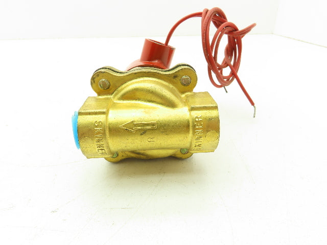 Lancer 4LD2LB3102 2-Way Skinner Solenoid Valve 3/8" NPT N.C. 0-100psi 120v HW