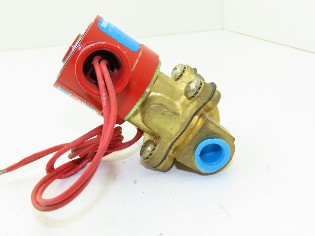 Lancer 4LD2LB5102 2-Way Skinner Solenoid Valve 3/8" NPT N.C. 0-100psi 120v HW
