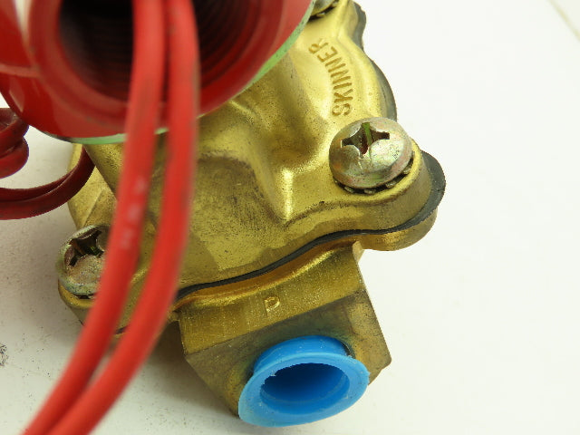 Lancer 4LD2LB5102 2-Way Skinner Solenoid Valve 3/8" NPT N.C. 0-100psi 120v HW