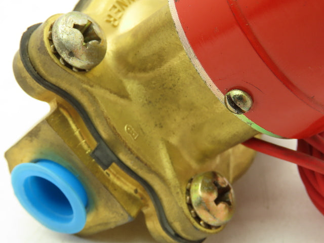 Lancer 4LD2LB5102 2-Way Skinner Solenoid Valve 3/8" NPT N.C. 0-100psi 120v HW