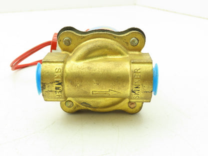 Lancer 4LD2LB5102 2-Way Skinner Solenoid Valve 3/8" NPT N.C. 0-100psi 120v HW