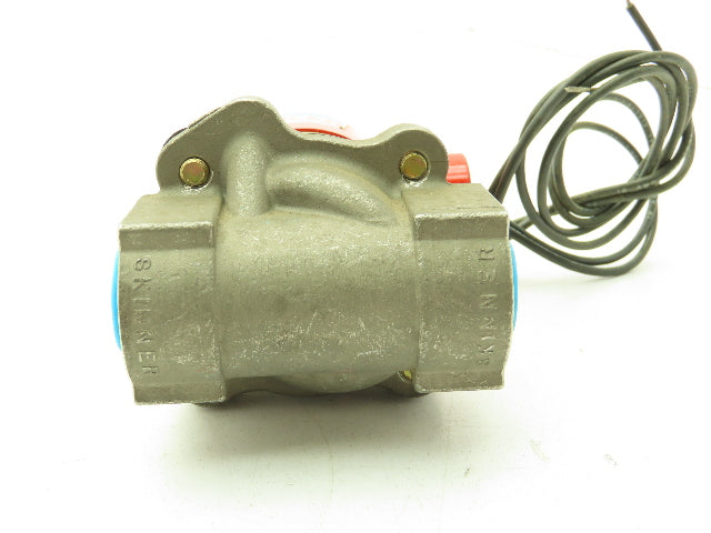 Lancer 4LB2L290CS 2-Way Skinner Solenoid Valve 3/8" NPT N.C. 0-100psi 120v SS