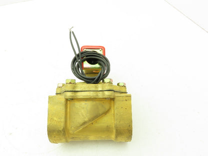 Lancer 2LG2LBG8125 2-Way Skinner Solenoid Valve 1-1/2" NPT N.O. 5-125psi 120v