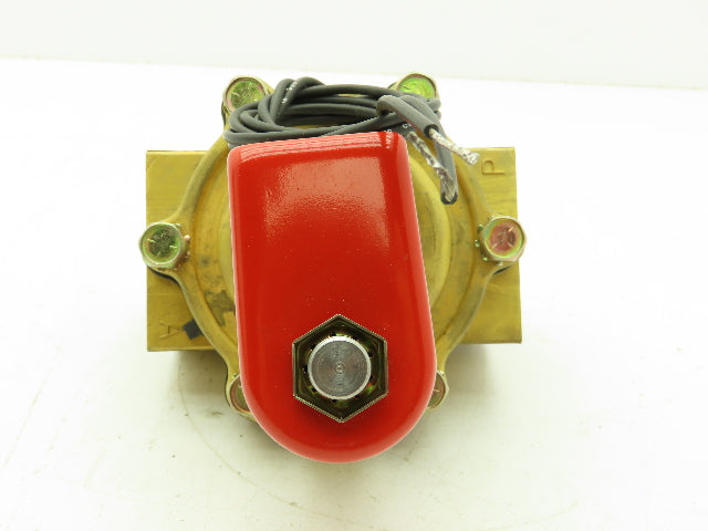 Lancer 2LG2LBG8125 2-Way Skinner Solenoid Valve 1-1/2" NPT N.O. 5-125psi 120v
