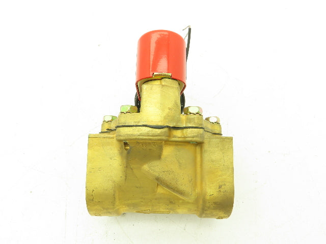 Lancer 2LG2LBG8125 2-Way Skinner Solenoid Valve 1-1/2" NPT N.O. 5-125psi 120v