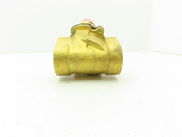 Lancer 2LG2LBG8125 2-Way Skinner Solenoid Valve 1-1/2" NPT N.O. 5-125psi 120v
