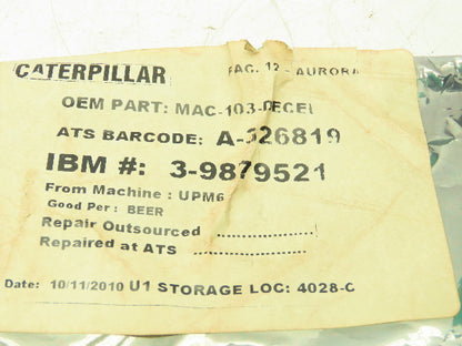 Electromotive Systems MAC 103 DECEL Tcontrols Mac 480V 3Ph Input