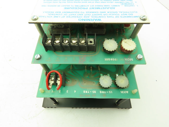 Electromotive Systems MAC 103 DECEL Tcontrols Mac 480V 3Ph Input