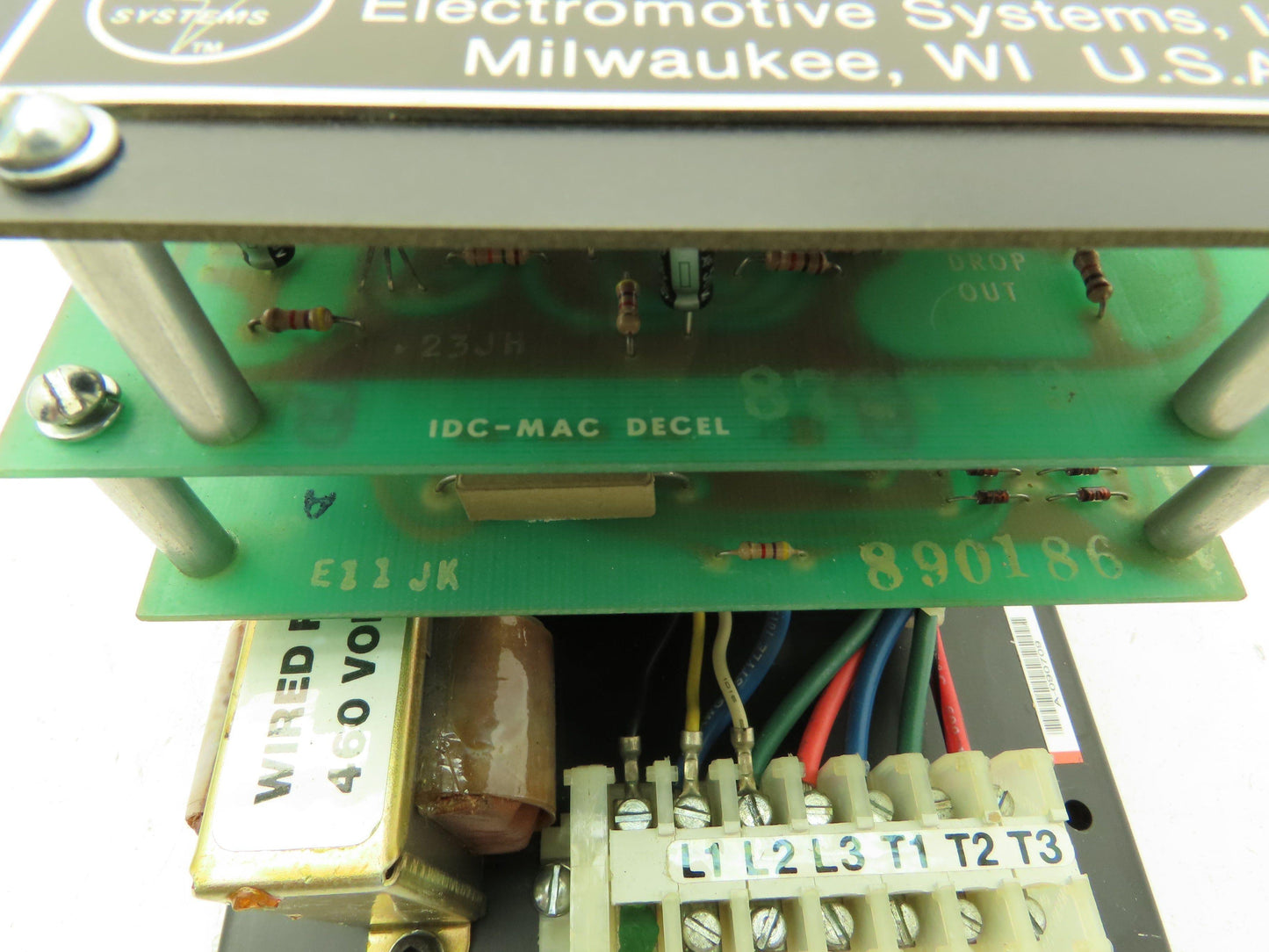 Electromotive Systems MAC 103 DECEL Tcontrols Mac 480V 3Ph Input