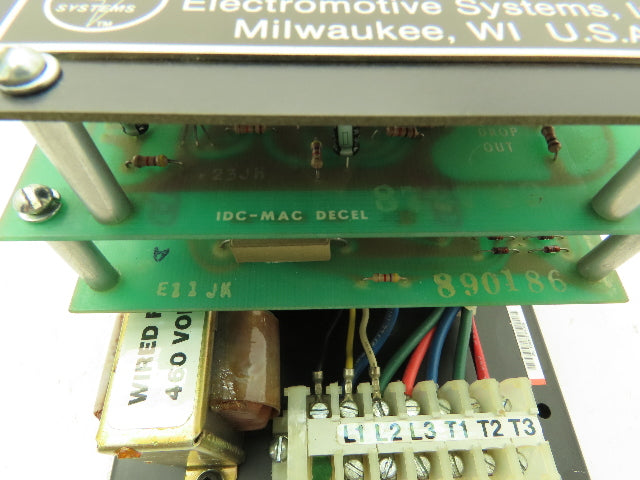 Electromotive Systems MAC 103 DECEL Tcontrols Mac 480V 3Ph Input