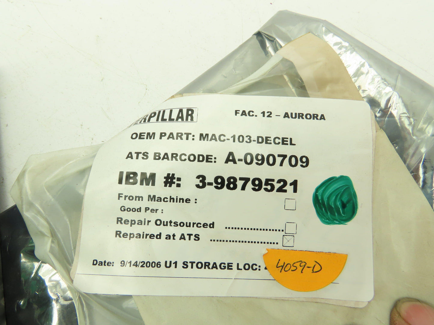 Electromotive Systems MAC 103 DECEL Tcontrols Mac 480V 3Ph Input