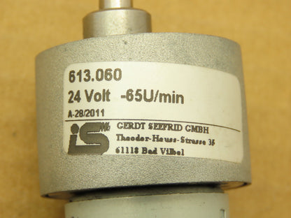 Gerdt Seefrid 613.060 Gearmotor 24V 65 Rpm 0.60Nm