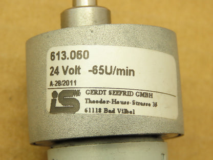 Gerdt Seefrid 613.060 Gearmotor 24V 65 Rpm 0.60Nm