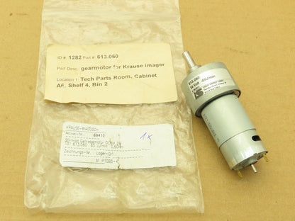 Gerdt Seefrid 613.060 Gearmotor 24V 65 Rpm 0.60Nm
