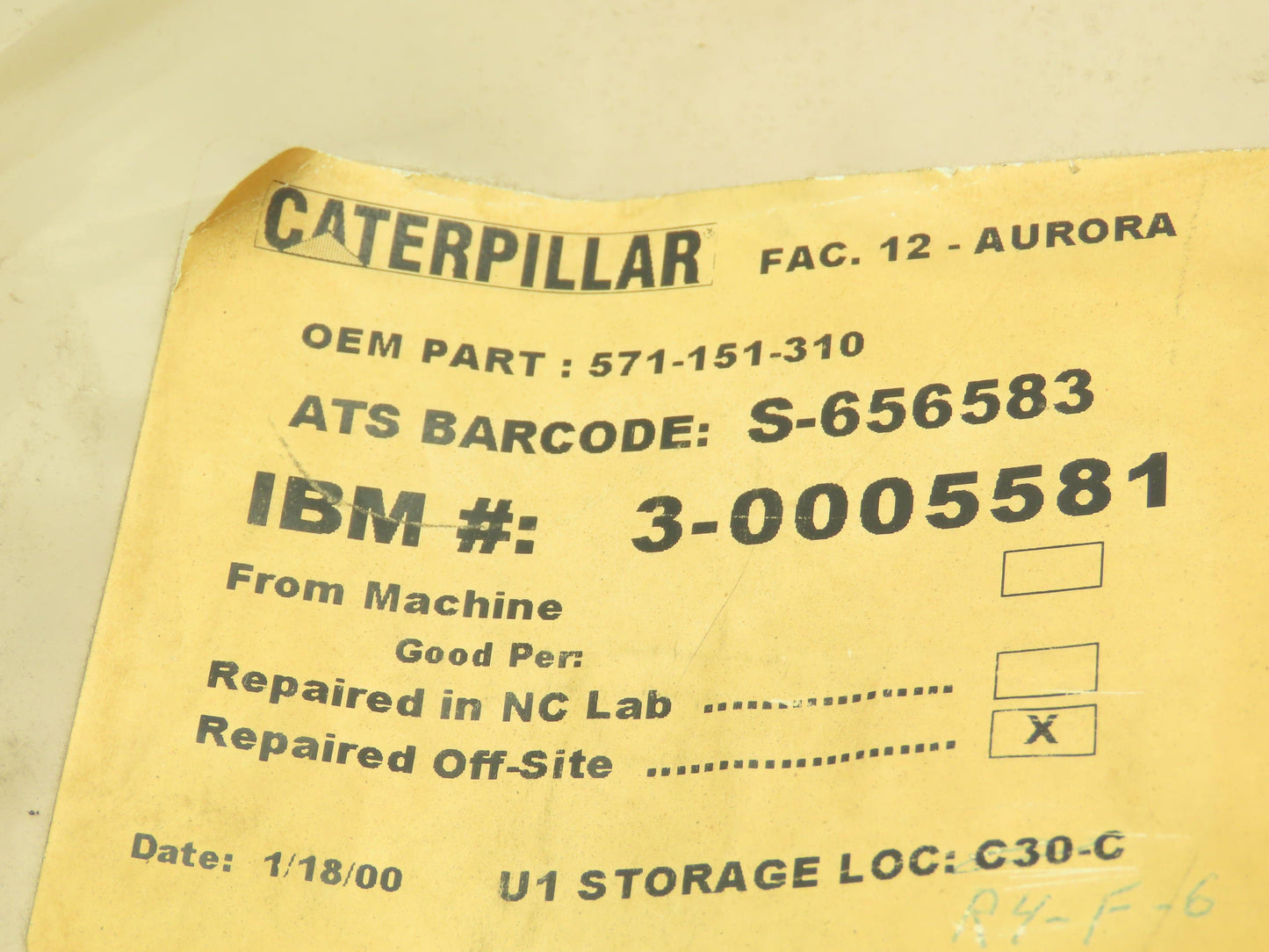 Geotronics TCS 6000 571 151 310 Dynamic Positioning Unit Input Voltage 12VDC
