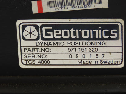Geotronics TSC 4000 571 151 320 Dynamic Positioning Unit Input Voltage 12VDC