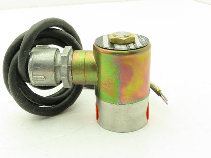 Honeywell Skinner V5L1390 Solenoid Valve 120VAC 125 PSI 1/4" NPT  N.C.