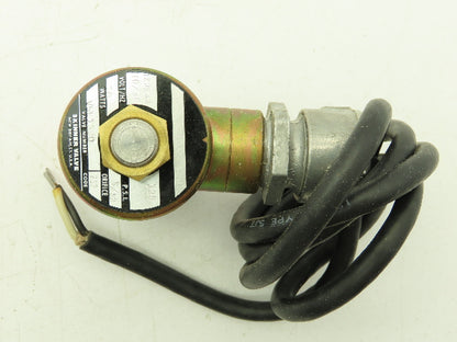 Honeywell Skinner V5L1390 Solenoid Valve 120VAC 125 PSI 1/4" NPT  N.C.